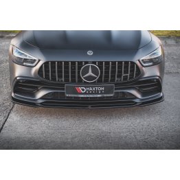 Накладка сплиттер на передний бампер на Mercedes AMG GT 53 4D Coupe